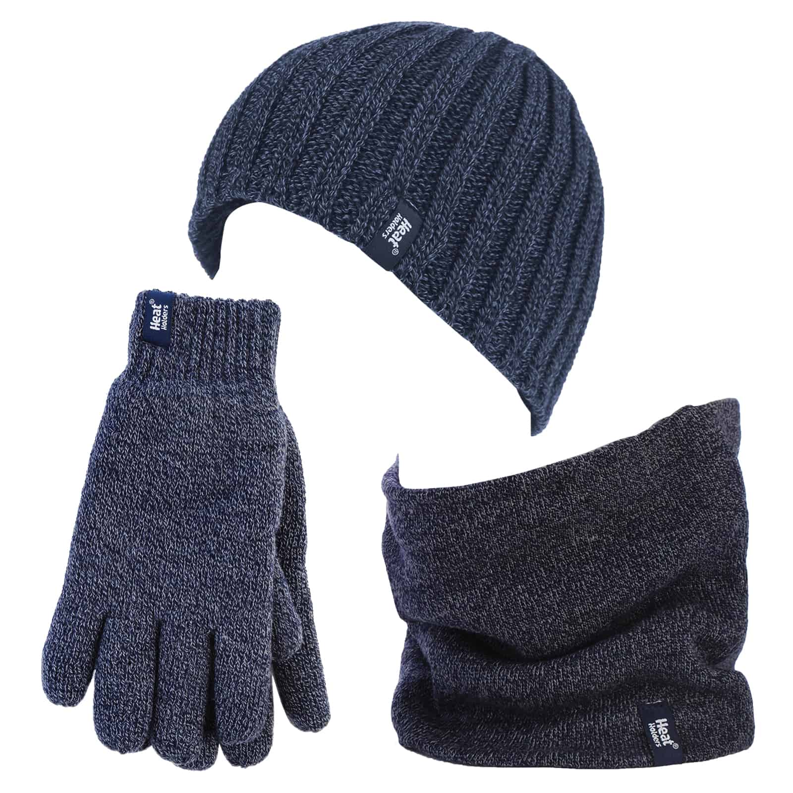 Heat Holders - Mens Warm Thermal Fleece Insulated Winter Hat Neck ...