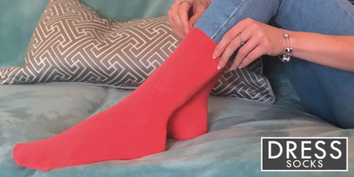 ladies pink socks - sock snob