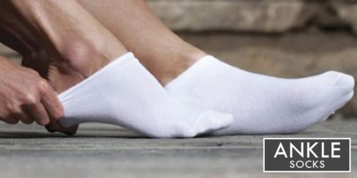 ladies ankle socks - ladies plain white trainer socks