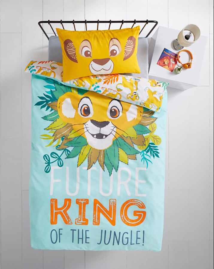Lion King Simba Reversible Single Duvet, Lion King Toddler Bedding Uk