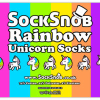 Ladies Rainbow Unicorn Socks PACK
