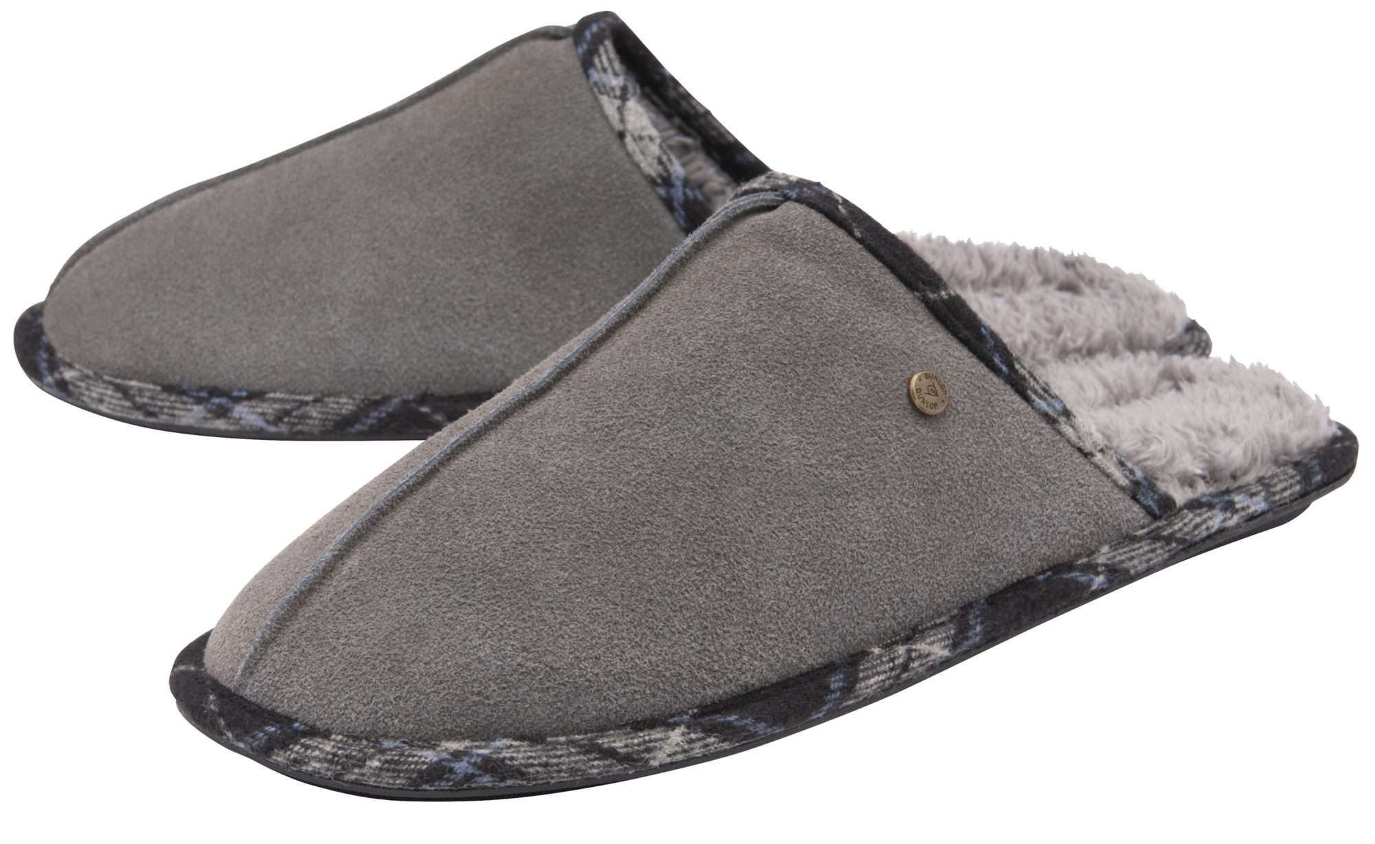 Sleepers DERMOT MS510 Suede Leather Lightweight Mule Slippers 