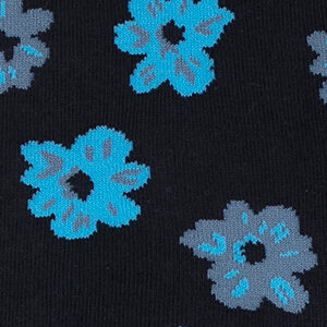 Two Flower (Navy/Blue)