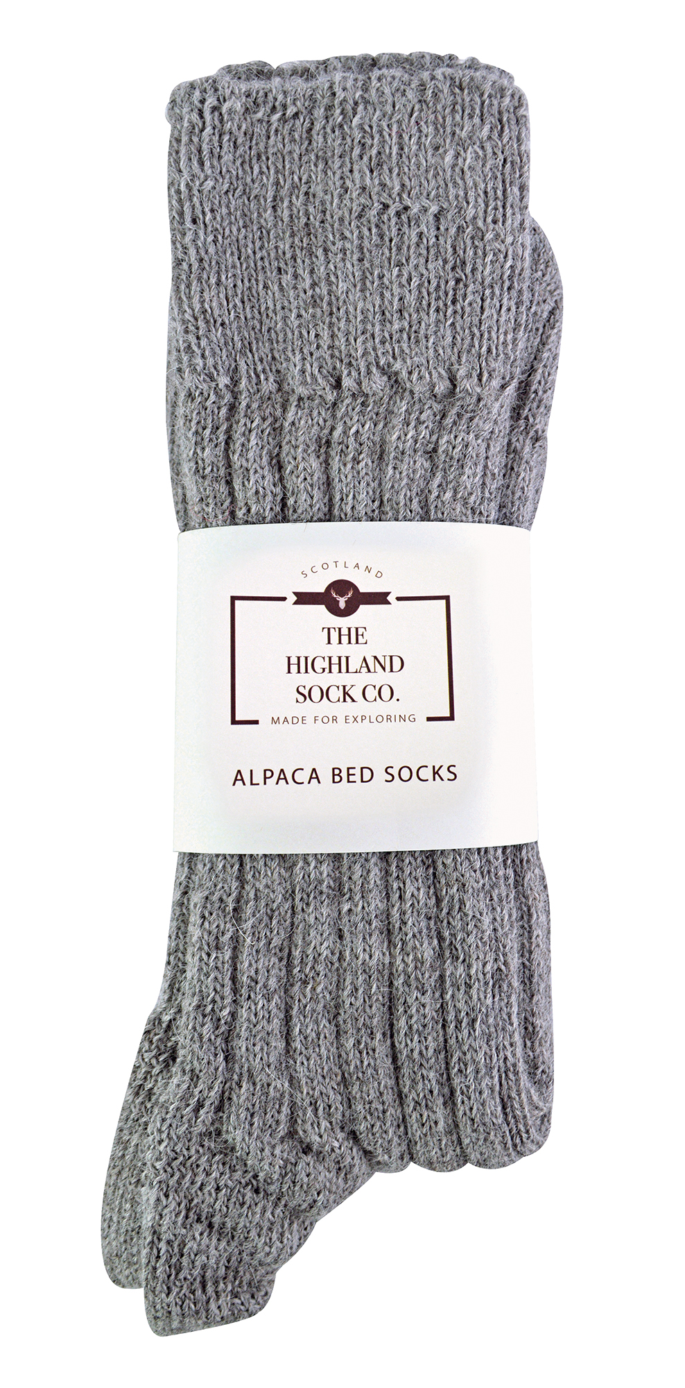 HSC Alpaca Bed Socks GRY PACK