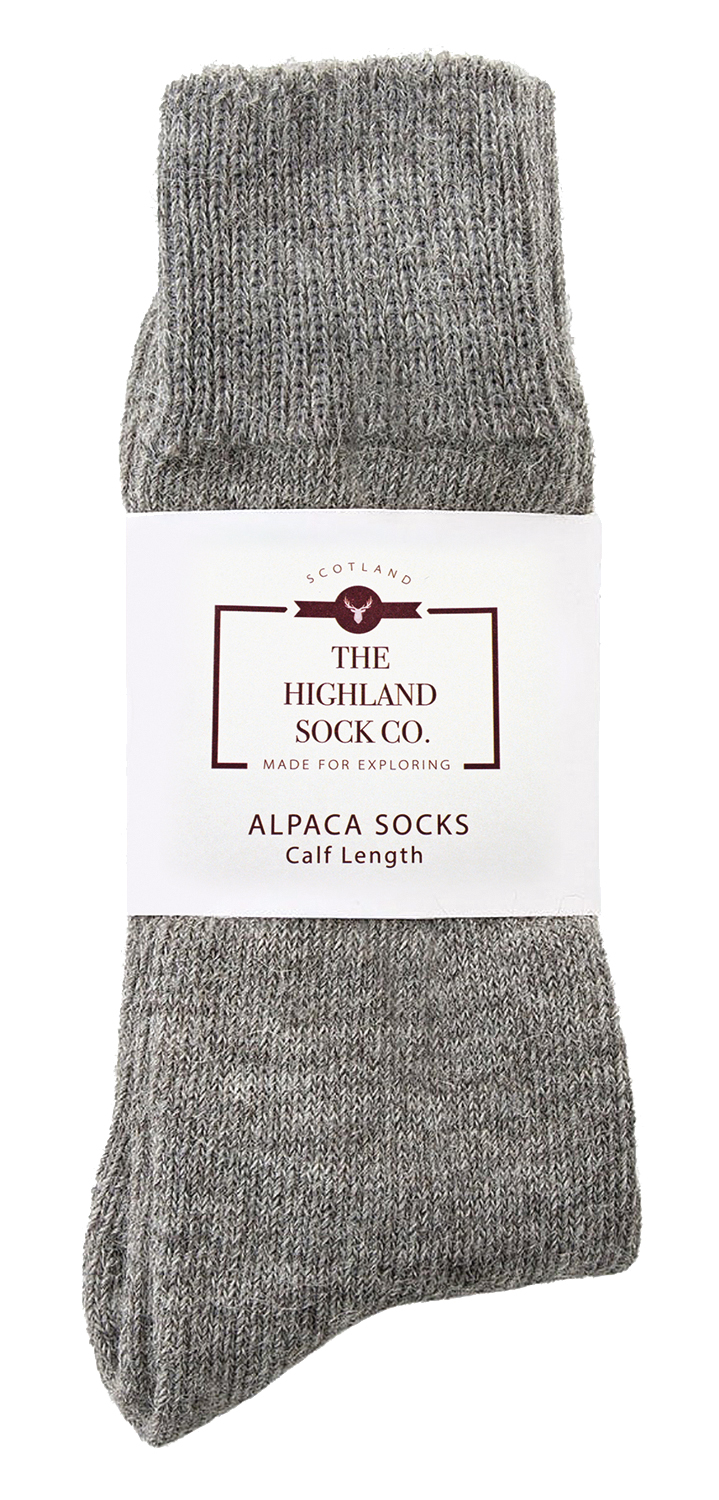 HSC Undyed Alpaca Socks GRY PACK