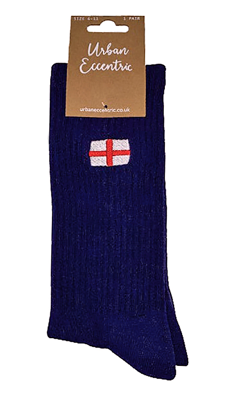 Urban Eccentric England Flag Socks PACK